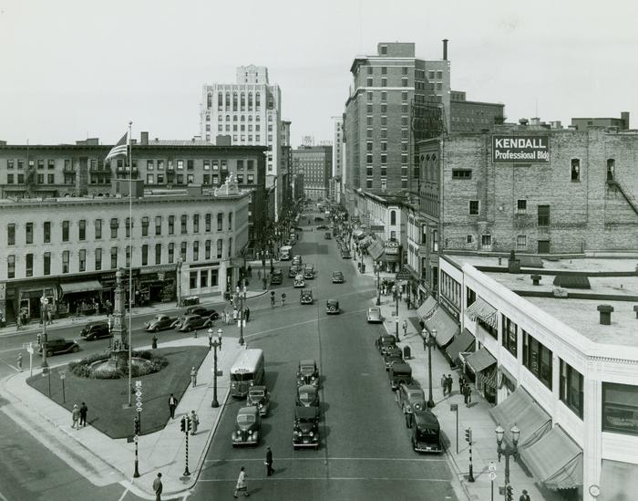 Photograph, Looking Down Monroe Avenue