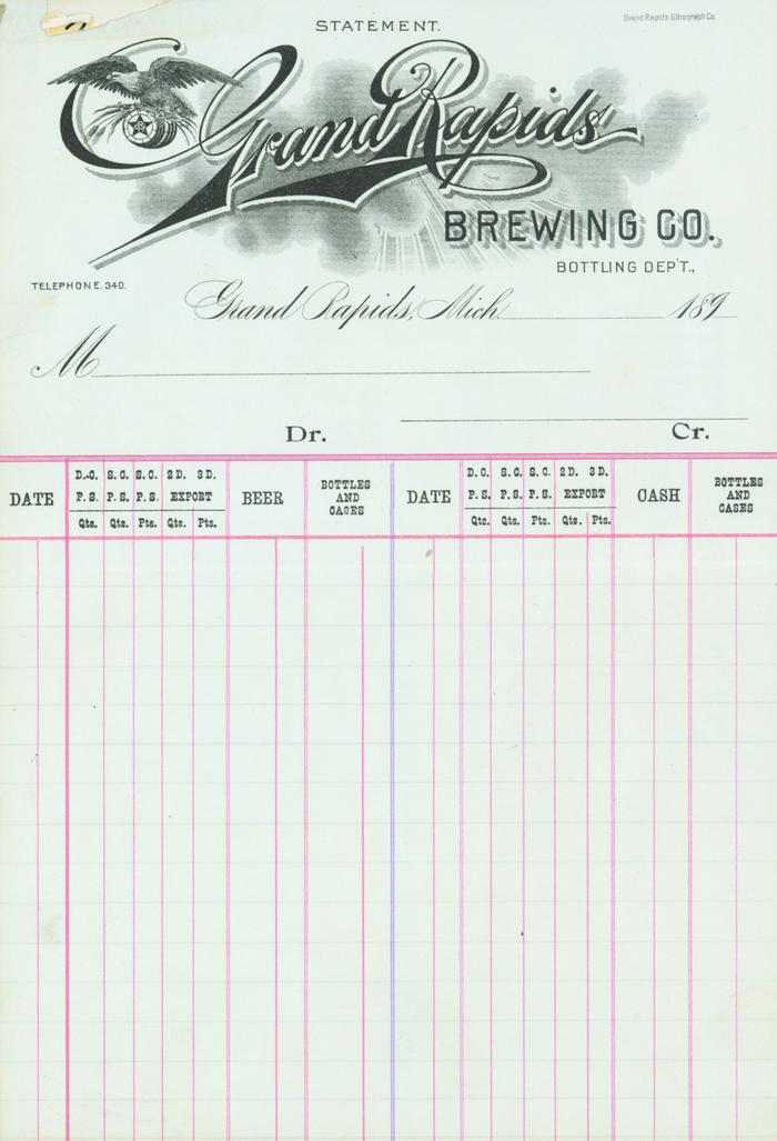Statement, Grand Rapids Brewing Company