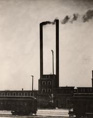 Photograph, Factory Smokestacks