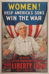Poster, Women! Help America's Sons Win The War