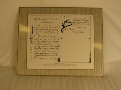 Document Reproduction Of The Emancipation Proclamation