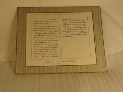 Document Reproduction The Gettysburg Address