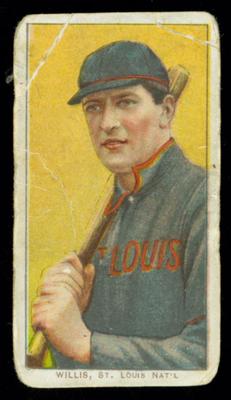 Baseball Card, Vic Willis