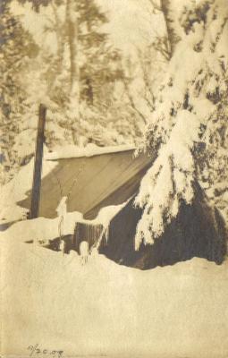 Photograph, Tent In Snow