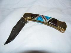 Buck Ranger Model lockback Pocket Knife by Dave Yellowhorse