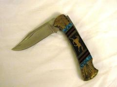 Buck Folding Knife 112  by David Yellowhorse