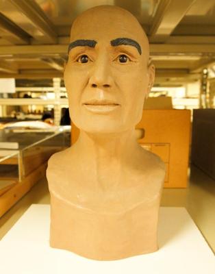 Facial Reconstruction Of Mummy Skull, Male