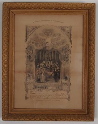 Certificate, Holy First Communion