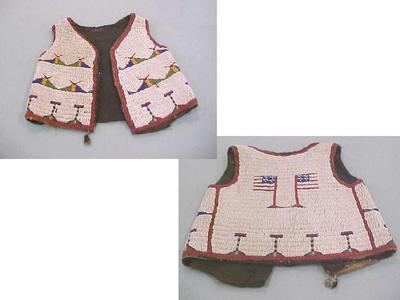 Child's Beaded Vest, Sioux
