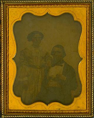 Cased Photograph, Aaron B. Turner And Charlotte A. Richards