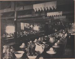 Photograph, Dining Hall Interior in Lumber Camp