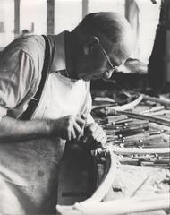 Photograph, American Seating Company, Master Wood Carver