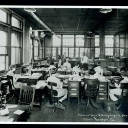 Photograph, Steel Furniture Company, Office Scene in the Stenographic Department