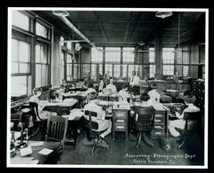 Photograph, Steel Furniture Company, Stenographic Department Office