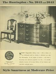 Trade Catalog, Berkey &amp; Gay Furniture Company, The Huntingdon No. 2042 and 2043