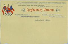 Mailer page for Confederate Veteran Magazine