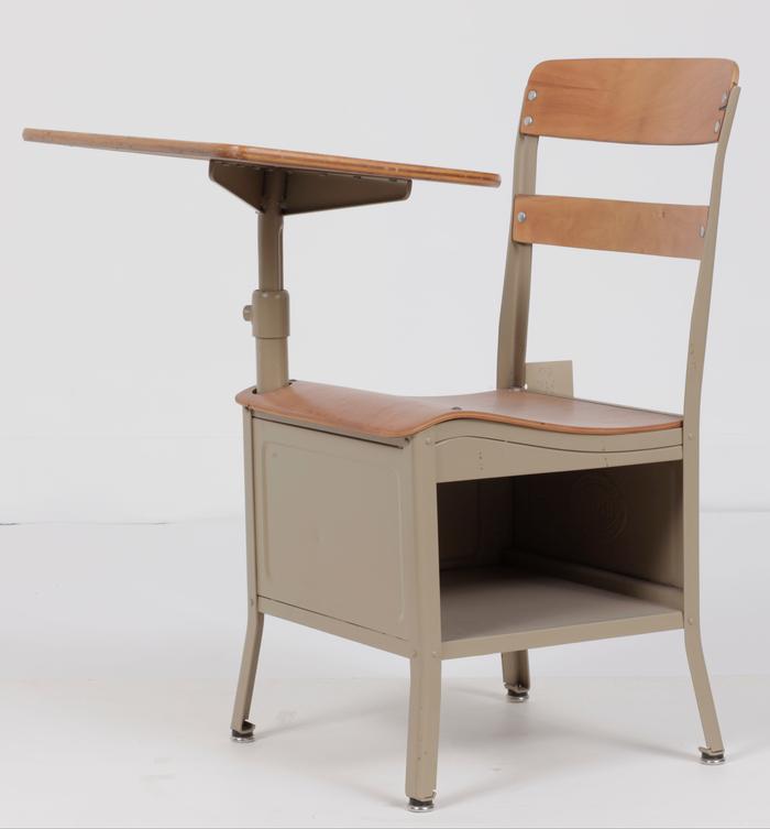 Grand Rapids Public Museum Collections Artifact Chair Desk