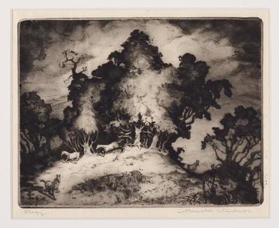Print, 'elegy - State Xi (final; Edition State)'