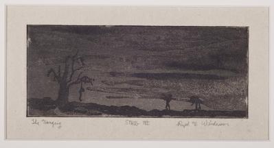 Print, 'hanging, The - State Iii' (3 Of 3)