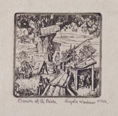 Print, 'Down By The River - State II (Final; Edition State)' (2 Of 2)