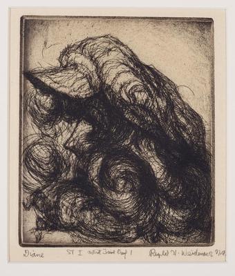 Print, 'diane - State I (a.P. #1)' (1 Of 1)