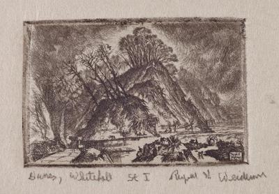 Print, 'dunes At Whitehall - State I (final State)' (1 Of 1)