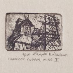 Print, 'hancock Copper Mine I - State Ii (final; Edition State);  2/100' (2 Of 2)