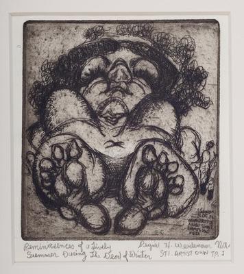 Print, 'reminiscences Of A Lively Summer During The Dead Of Winter  - State I (a.P. #1)' (1 Of 1)