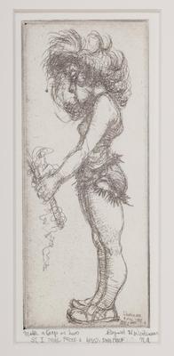 Print, 'mebbe A Carp Or Two - State I (a.P. #1)' (1 Of 1)