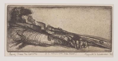 Print, 'long Time No Service - State I (a.P. #1; Only Proof)' (1  Of 1)