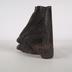 Kneeling Man Figure, Basalt