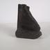 Kneeling Man Figure, Basalt
