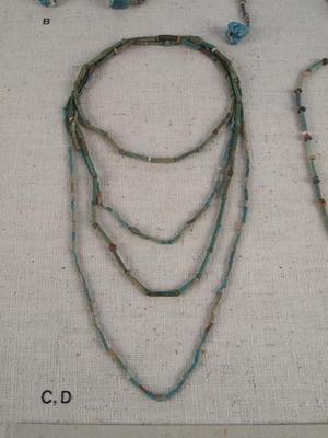 Necklace, Faience