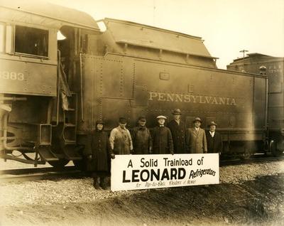Photograph, Trainload Of Leonard Refrigerators