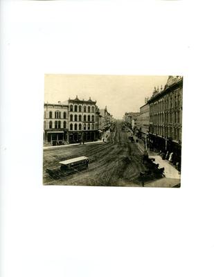 Photograph, Horse-drawn Streetcar In Campau Square