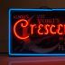 Neon Sign, Always Use Voigt's Crescent Brands Of Flour