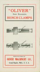 Booklet/leaflet, 'Oliver New Eccentric Bench Clamps,' Archive Collection #29