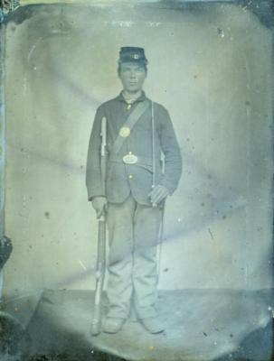 Cased Photograph, Civil War Soldier