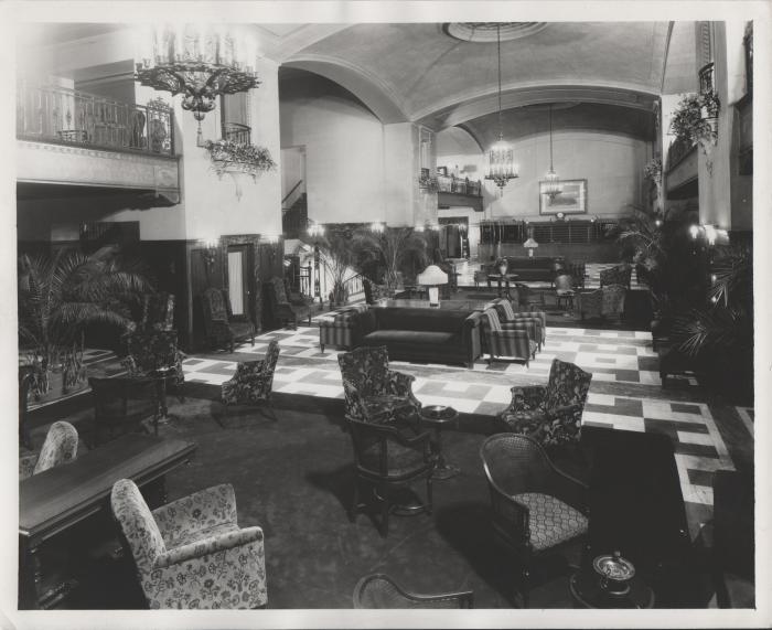 Photograph, Pantlind Hotel Lobby