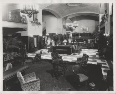 Photograph, Pantlind Hotel Lobby