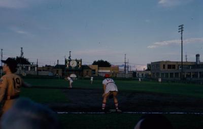 Slide, Inez "Lefty" Voyce, All-American Girls Professional Baseball