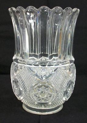 Vase With Scalloped Rim