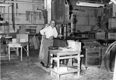 Photograph, William Knaack in The Pine Shops