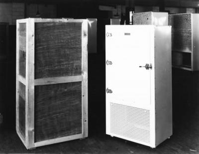 Photograph, Grand Rapids Refrigerator Company, Wood Framed Kelvinator Refrigerator