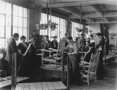 Photograph, Furniture Factory Scene, Prospective Buyers