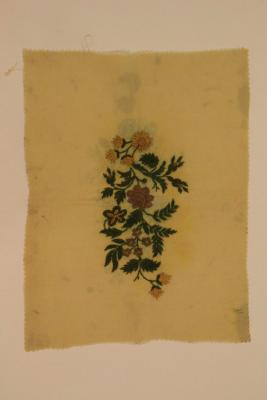 Embroidery, Flowers And Leaves