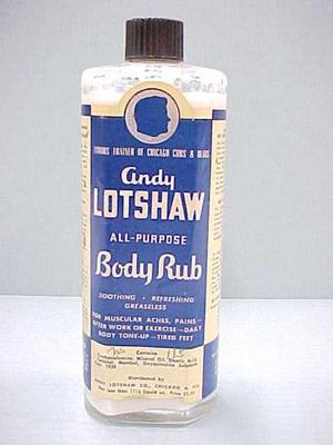 Andy Lotshaw All-purpose Body Rub