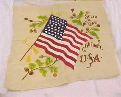Pillow Cover, Solid As The Oak Is Our Own U.S.A.