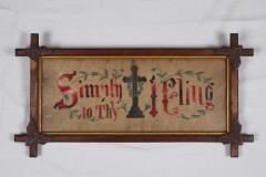 Sampler, Punchwork 'simply To Thy Cross I Cling'
