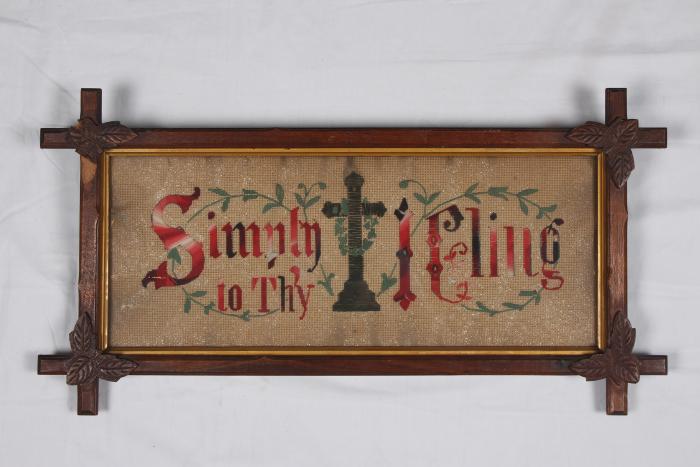 Sampler, Punchwork 'simply To Thy Cross I Cling'